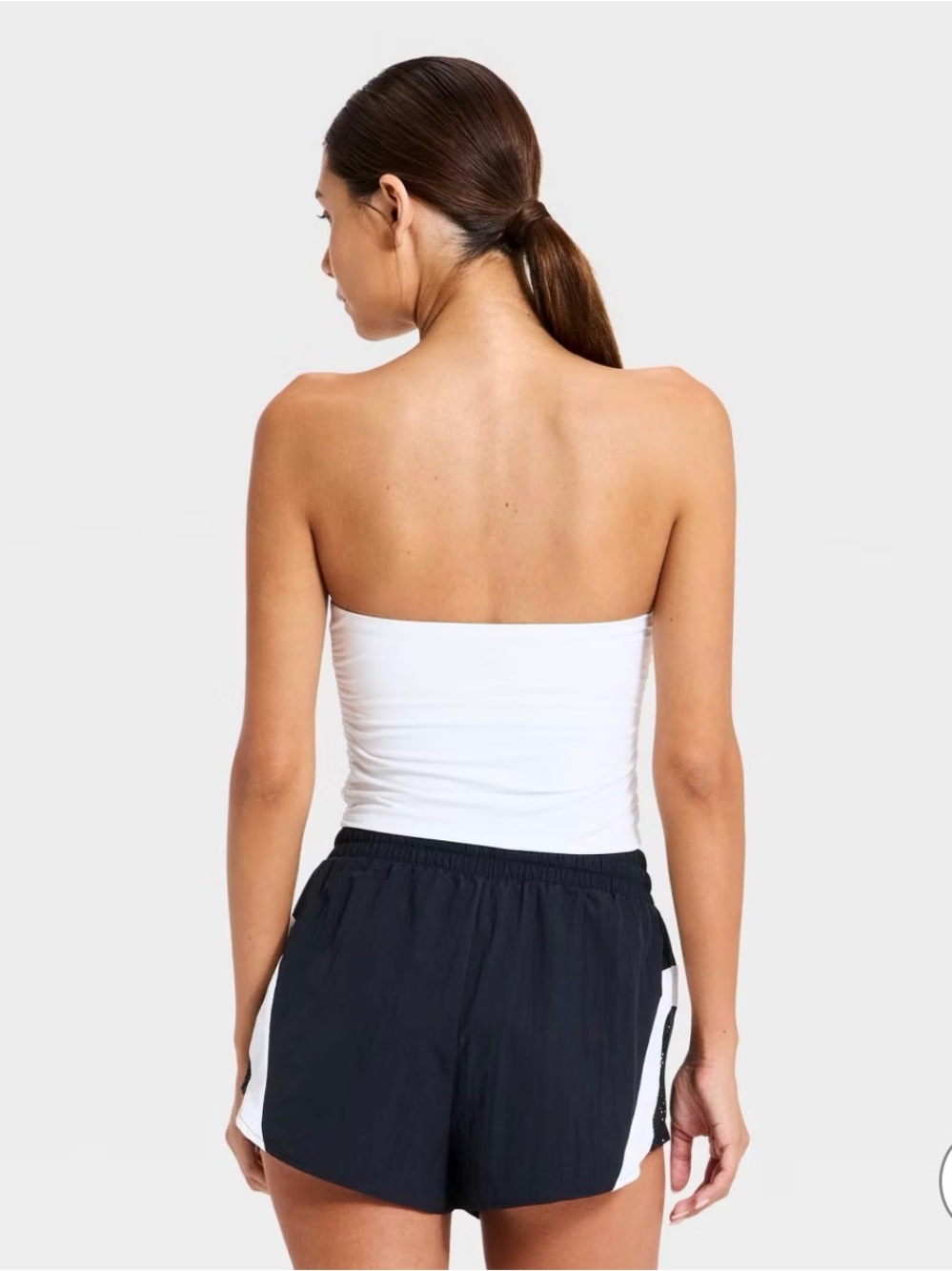 JoyLab White Support Tube Crop Top - Picture 2 of 6